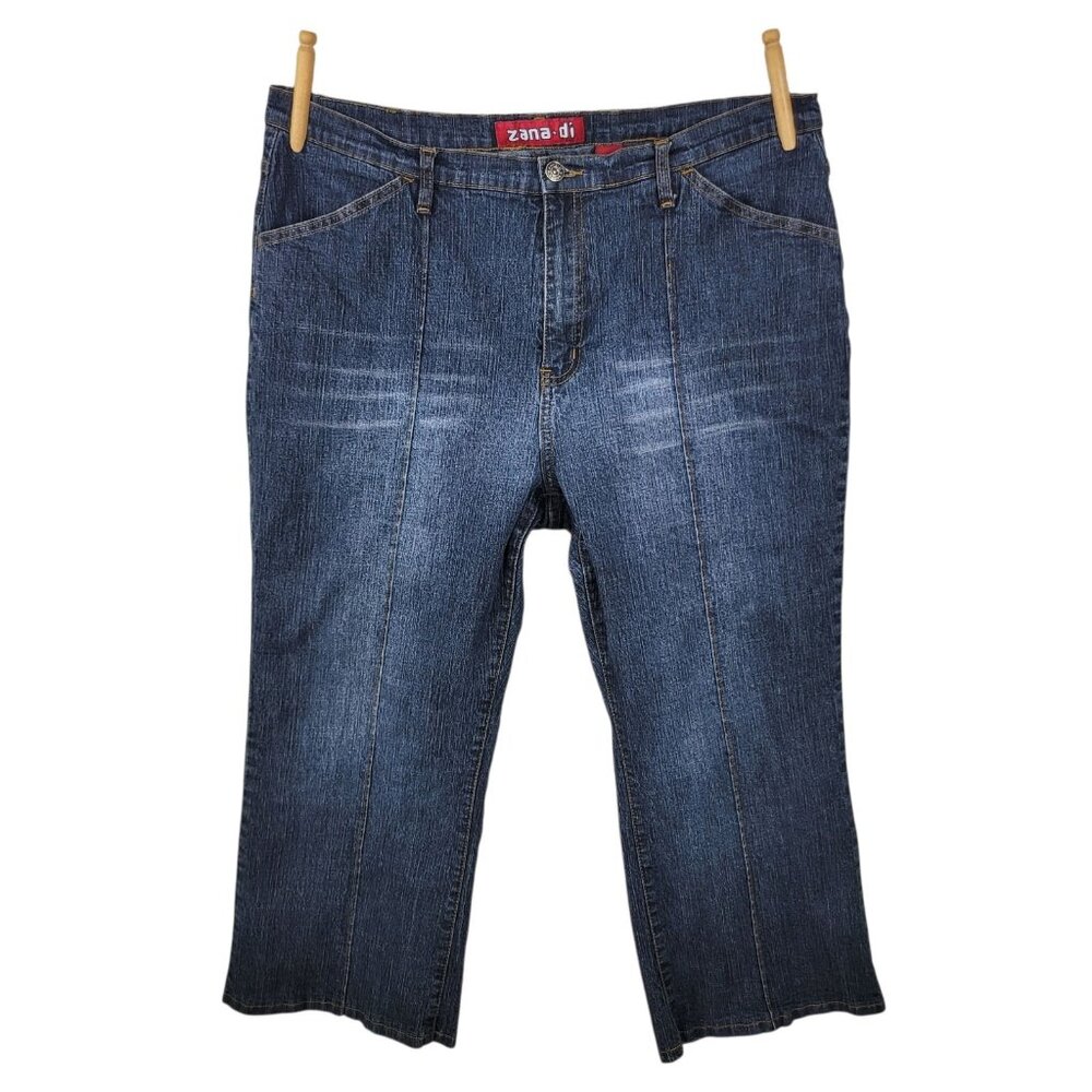 Zana Di Women's Blue Ankle & Cropped Jeans